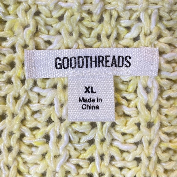 GOODTHREADS NEW Women's size XL Buttercream long sleeve knit crewneck Sweater - Picture 5 of 7